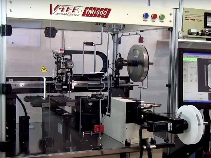 Our New Tape and Reel Machine