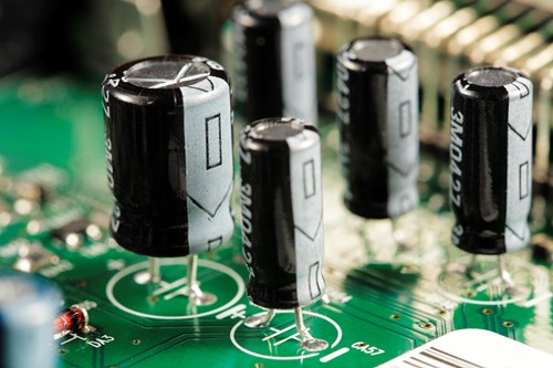 capacitors and resistors